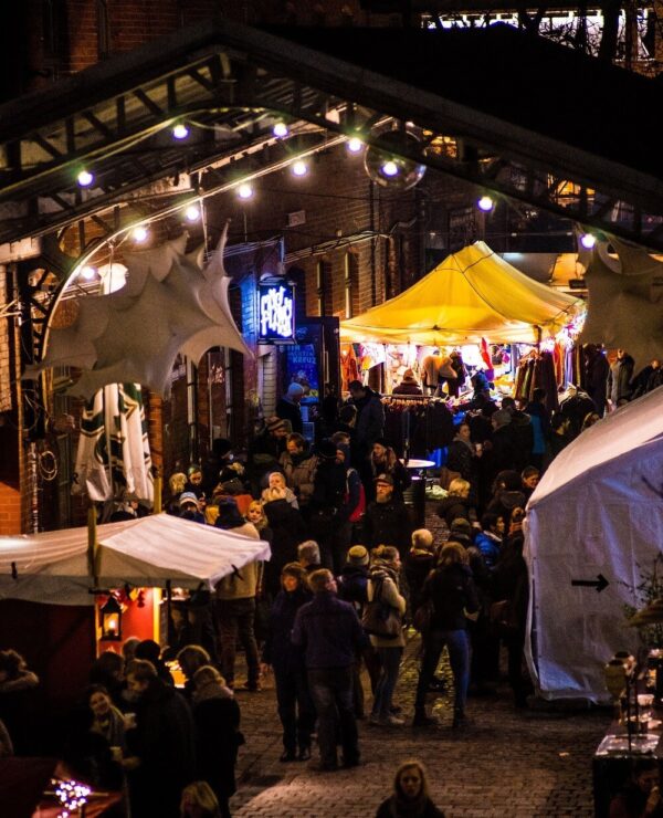 Der Weihnachtsmarkt im WERK 2 in Leipzig